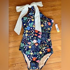 NWT Summersalt Rifle Paper Swimsuit (size 8 long torso)